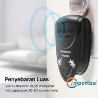 Gambar Alat Anti Nyamuk Tikus Pengusir Hama Suara Ultrasonic Repeller Electric - Hitam dari Importasi undefined 4 Tokopedia