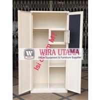 Gambar Lemari Pakaian Besi 2 Pintu / Lamari Pakaian Besi 2 Pintu Plat MEDAN dari Wira Utama Medan undefined 2 Tokopedia
