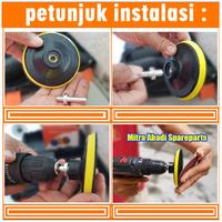 Gambar Konektor Adapter Gerinda / Gurinda Tatakan Amplas Bulat for Mesin Bor - M14 dari Mitra Abadi Spareparts undefined 2 Tokopedia