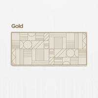 Noir Golden Symmetry Cloth Gaming Mousepad Deskmat Extended Size - foto 2