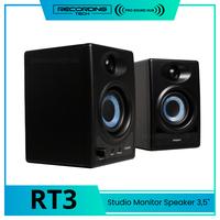 Gambar Recording Tech RT3 RT-3 RT 3 Active Speaker Monitor Aktif 3,5" 3,5 Inch Studio Reference Flat Multimedia Video Editing Audio Bluetooth bisa untuk TV Audiophile Kamar Bookshelf Speaker RecordingTech dari Pro Sound Hub undefined 3 Tokopedia