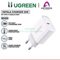 Gambar Adaptor Charger Ugreen Type C Fast Charging 20W dari Pacific Shop Accesories undefined 1 Tokopedia