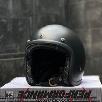 Gambar Helm Retro Original - Hitam, M dari scooterhelmet x gungariwijaya undefined 2 Tokopedia
