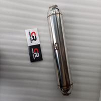 Gambar Resonator Knalpot Mobil sarangan strimin halus Original CR Project Full Stainless 2inc panjang 50cm Manual Dan Matic dari crproject exhaust undefined 4 Tokopedia