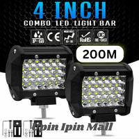 Gambar Lampu Sorot Bumper Depan Atap Mobil Off-Road Lampu Sorot Tembak Mobil Flood Light Cool White Waterproof - 24 LED dari Upin Ipin Mall undefined 1 Tokopedia