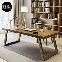Gambar meja komputer / meja kerja / meja kantor kayu asli tebal 4 cm - 120×70×75 dari Mebel Banten Jaya undefined 1 Tokopedia