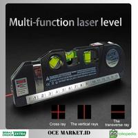 Gambar Laser Level 4 in 1 Pita Penggaris Waterpass Magnetik Ukuran 2,5m - Hitam dari OCE MARKET ID undefined 1 Tokopedia