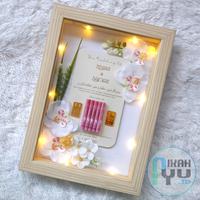 Gambar Bingkai Mahar Pernikahan Frame - Cream, Tanpa Lampu dari nikahyu undefined 1 Tokopedia