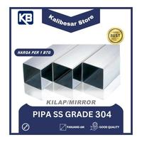 Gambar Pipa Stainless 304 Kotak Ukuran 20 x 40 - 20 x 40 x 0.8mm dari Kalibesar Stainless undefined 1 Tokopedia