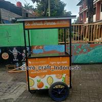 Gambar gerobak es jeruk peras rangka besi dari ero craft indonesia undefined 1 Tokopedia
