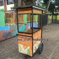 Gambar gerobak es jeruk peras rangka besi dari ero craft indonesia undefined 2 Tokopedia