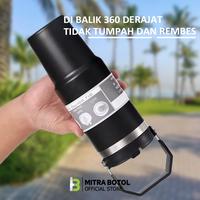 Gambar THERMOS VIRAL PREMIUM WITH HANDLE VACUUM INSULATED BOTOL MINUM 2 IN 1  TUMBLER TRAVEL - GRDSPTHHJAU, POLOS dari Pinter Cetak undefined 3 Tokopedia