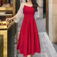 Gambar Elegant France Women's Improved Party Evening Dress Midi Summer Autumn Gaun Wanita - 670 PWF - M dari SB Daily Store undefined 2 Tokopedia