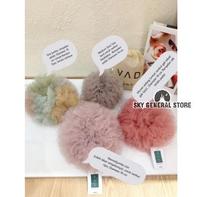 Gambar [TERBARU] Ikat Rambut Cepol Hijab / Scrunchie Anti Pusing Bahan Tille - Lemon, Sedang dari Sky General Store undefined 4 Tokopedia