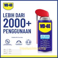 Gambar WD-40 Anti Karat Low Odour 300 ml Smart Straw WD40 Pelumas Anti Karat Cairan Pembersih Semprot Multi Fungsi Penetrant Pelumas Buka Baut Penghilang Bunyi dari SOLUSIMAKITA undefined 3 Tokopedia