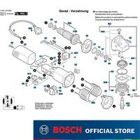 Gambar Bosch ORIGINAL Spare Part Untuk GWS 060 (Bare Tool 3601C756K0) - 1. RUBBER RING dari Bosch Tools Authorized MGK undefined 1 Tokopedia