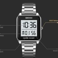 Gambar Jam Tangan Digital Skmei 2154 Original Stainless Watches - gold dari Momo Store Online undefined 3 Tokopedia