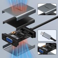 Gambar ROBOT HT300 Converter Type-C To VGA Adapter 1080p Laptop ke Proyektor dari Mirall ID undefined 4 Tokopedia