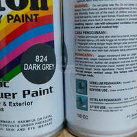 Gambar Pilok Cat Semprot Diton 150cc Dark Grey 824 Spray Paint dari topstar99 undefined 4 Tokopedia