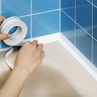 Gambar Bath Wall Sealing Strip Waterproof Self Adhesive Kitchen Caulk Tape - Putih/3.2meter dari Mengirim-mall undefined 4 Tokopedia