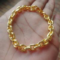 Gambar Gelang Rantai Medan Nori Jumbo Lapis Emas 24k - 17cm dari Mitra86 undefined 2 Tokopedia