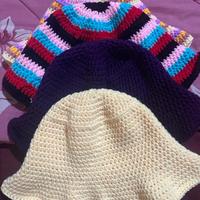 Gambar topi rajut wanita dewasa | 100% original handmade, warna : random dari raanifa undefined 3 Tokopedia