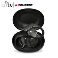 Gambar Aitu x Monster XKO15 Earhook Earphone Headphone Wireless Bluetooth TWS Headset - Pink dari Aitu Audio Official Shop undefined 1 Tokopedia