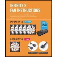 Gambar AIGO Infinity 8 PWM Darkflash Single Fan 1Pack 5v ARGB Connector dari silicon ONE Computer undefined 4 Tokopedia