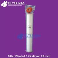 Gambar Filter Pleated 20 inch 0.22, 0.45, 0,5 Cartrige Filter - 0.5 Micron dari FILTER NAS undefined 3 Tokopedia