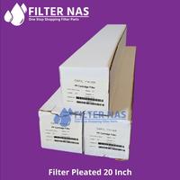 Gambar Filter Pleated 20 inch 0.22, 0.45, 0,5 Cartrige Filter - 0.5 Micron dari FILTER NAS undefined 1 Tokopedia