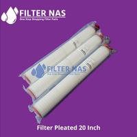 Gambar Filter Pleated 20 inch 0.22, 0.45, 0,5 Cartrige Filter - 0.5 Micron dari FILTER NAS undefined 2 Tokopedia
