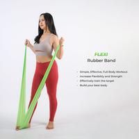 Gambar Flexiband Exercise Strap Elastic / Yoga Belt Tali Karet Pilates Gym - Kuning dari Unique Yoga Indonesia undefined 4 Tokopedia