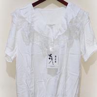 Gambar blouse putih / atasan berenda / fashion wanita / kemeja wanita import dari IvoryCherry undefined 1 Tokopedia