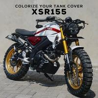 Gambar XSR 155 Cover Tanki "The Infinite" / Cover Tangki / Pelindung Tangki Motor / Penutup Tangki - HITAM POLOS DOFF / GLOSSY dari DMWORK MOTORCYCLE undefined 3 Tokopedia
