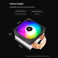 Gambar AIR Cooler Segotep Frozen Tower T6 Black ARGB Single Tower Air Cpu dari Das Technology undefined 3 Tokopedia