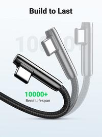 Gambar Ugreen Kabel Charger Siku Gaming USB Type A to C 2M QC 3.0 - US176 - 2M - 70415 dari ZTH Official undefined 2 Tokopedia