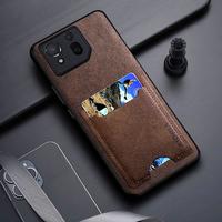 Gambar Case Asus ROG Phone 8 / 8 Pro Vintage Card Leather Case - Black dari Jaya Case STORE undefined 3 Tokopedia