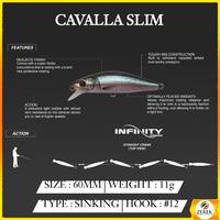 Gambar Zerek CAVALLA SLIM Sinking Lure 60mm 11g - Umpan Pancing Minnow New - FAB dari Fishing zone undefined 1 Tokopedia