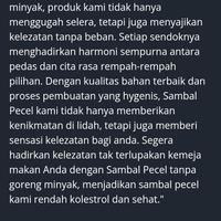 Gambar SAMBEL PECEL PURWOREJO MAK NYUS dari TOKOPEDIA BEBAS undefined 4 Tokopedia