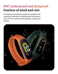 Gambar M8 Smartband Bluetooth Waterproof Touch Screen Bracelet Play Music Sport Health Tracker Blood Smart Watch - Merah dari omeega undefined 4 Tokopedia