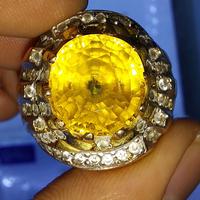 Gambar Natural Yellow Sapphire Thailand 9.4 crat yaqut sapphire bangkacha dari deprokstone undefined 2 Tokopedia