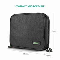 Gambar Tas / Pouch Organizer Aksesoris UGREEN Storage / Hand Bag Double Layer - Gray dari Rizky Part SDA undefined 2 Tokopedia