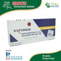 Gambar EXFORGE 5/80MG 1 BLISTER 14 TABLET dari Apotek Cuan Farma Duren Sawit undefined 1 Tokopedia