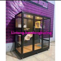 Gambar Kandang Kucing Aluminium Kecil - Kandang Kucing Minimalis Alumunium dari Toko Kandang Kuncing Cat Home undefined 3 Tokopedia