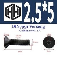 Gambar Baut L Flat M2.5 x 5 Verseng Flat Head Hex Baja Hitam BV255BAJA dari Hirahana Mekanik undefined 1 Tokopedia