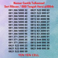 Gambar Nomer Nomor Cantik Kartu Perdana Telkomsel Simpati Seri Ribuan 66 5000 dari Yen Yen Cell undefined 1 Tokopedia