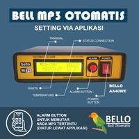 Gambar bel sekolah otomatis mp3 Bello AA40WE Wifi with tombol alarm emergency dari octopus-electronics undefined 3 Tokopedia