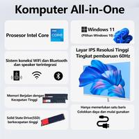 Gambar Huav Intel Prosesor Core i5/i7 gaming Komputer Full Set PC All-in-One, Full HD 22/24 Inci Pilihan, RAM 16G, SSD 512G, Bluetooth, Wifi, USB, HDMI, VGA, Untuk Rumah, Belajar, Kantor, gaming dan Hiburan, Gratis Mouse + Keyboard dari HUAV KOMPUTER undefined 3 Tokopedia