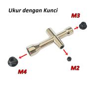 Gambar Mur Nut Lock Nylon M2 M3 M4 untuk HSP Wltoys RGT RC Hobby - M2 dari HOMA RC undefined 2 Tokopedia