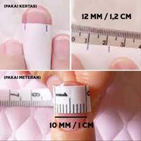 Gambar Kuku Palsu || Press On Nails - Short Almond, XS dari Mecca_Nails undefined 4 Tokopedia